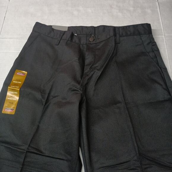 Dickies Loose Fit Double Knee Work Pants Men's 34x30 Black Straight Leg - Picture 4 of 7